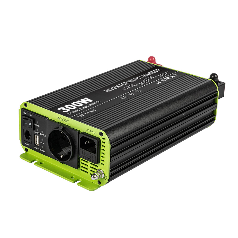 300w Inverter Gelombang Sinus Murni kanthi Pengisi Daya